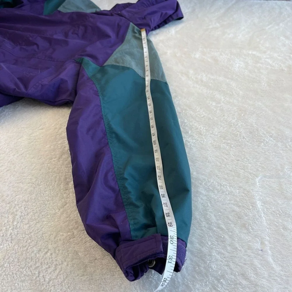 Columbia‎ Williwaw Vintage Ski Jacket XL Purple Green Y2K Colorblock 90s Coat